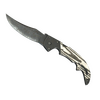 ★ Falchion Knife | Black Laminate (Well-Worn)